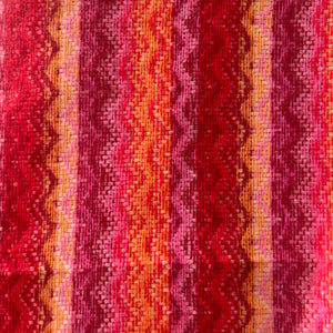 Red Mix Chevron Scarf