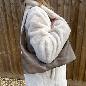 Dark Taupe Shoulder Bag