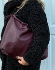 Burgundy Oversized Bag