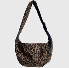 Load image into Gallery viewer, Leopard Print XL Crossbody Bum Bag
