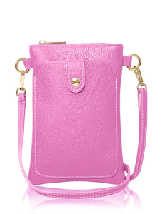 Candy Pink Crossbody Phone Bag