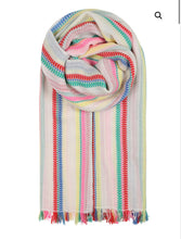 Load image into Gallery viewer, Multi-Coloured Stripe Scarf
