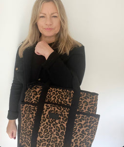 Leopard Print Rucksack