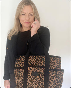 Leopard Print Rucksack