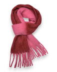Tonal Pink Mix Fluffy Blanket Scarf