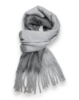 Tonal Grey Mix Fluffy Blanket Scarf