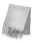 Tonal Grey Mix Fluffy Blanket Scarf