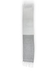 Tonal Grey Mix Fluffy Blanket Scarf