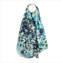 Afbeelding in Gallery-weergave laden, Aqua Mix Scattered Animal Print Scarf
