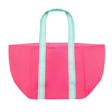 Load image into Gallery viewer, Large Pink Beach Bag/ Holdall
