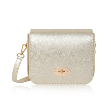 Load image into Gallery viewer, Gold Crossbody Box Bag
