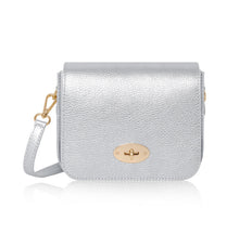Load image into Gallery viewer, Silver Crossbody Box Bag
