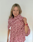 Pink & Burgundy Mix Amelia Scarf