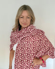 Pink & Burgundy Mix Amelia Scarf
