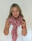 Pink & Burgundy Mix Amelia Scarf