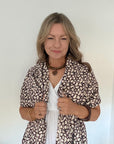 Dark Brown & Taupe Mix Amelia Scarf