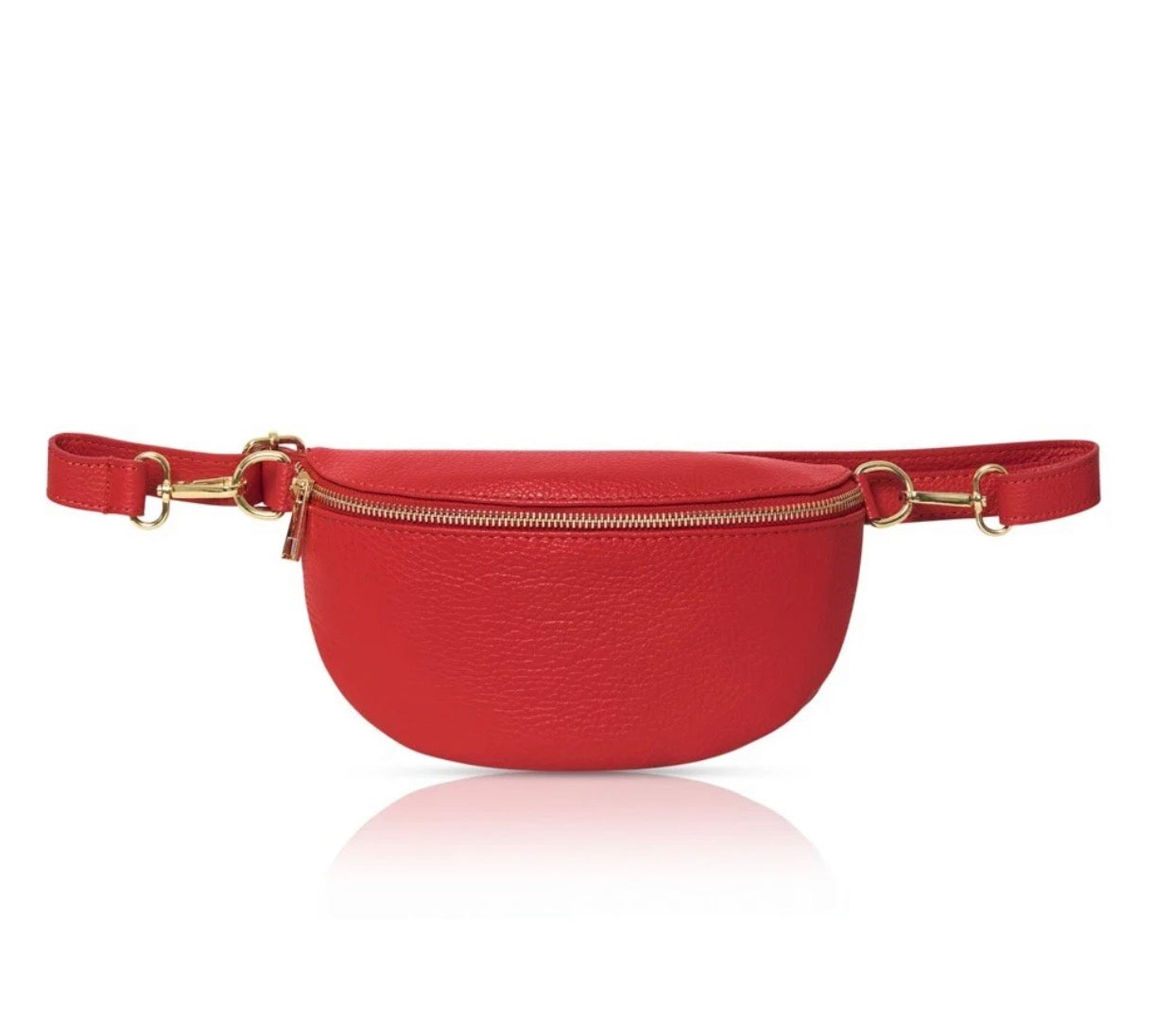 Red Crossbody/ Waist Bag