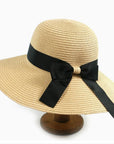 Bow Trim Foldable Sun Hat