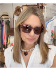 Pink Tortoiseshell Catseye Sunglasses