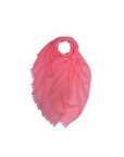 Coral Plain Lightweight Scarf