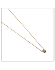 Gold Delicate Crystal Necklace