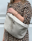 Cream XL Crossbody Bum Bag