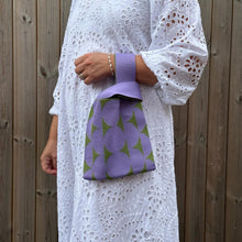 Charger l&#39;image dans la galerie, Purple &amp; Green Knitted Circles Bag
