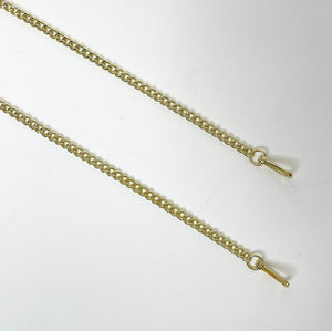 Gold Crossbody Chain Bag Strap 118cm
