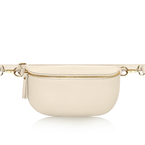 Large Cream Crossbody/ Waist Bag