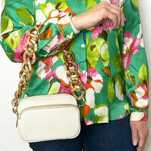 Load image into Gallery viewer, Cream Crossbody Front Pocket Bag
