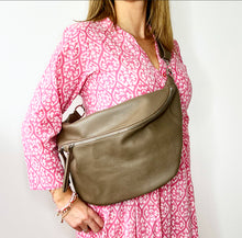 Load image into Gallery viewer, Taupe XL Crossbody/ Bum Bag
