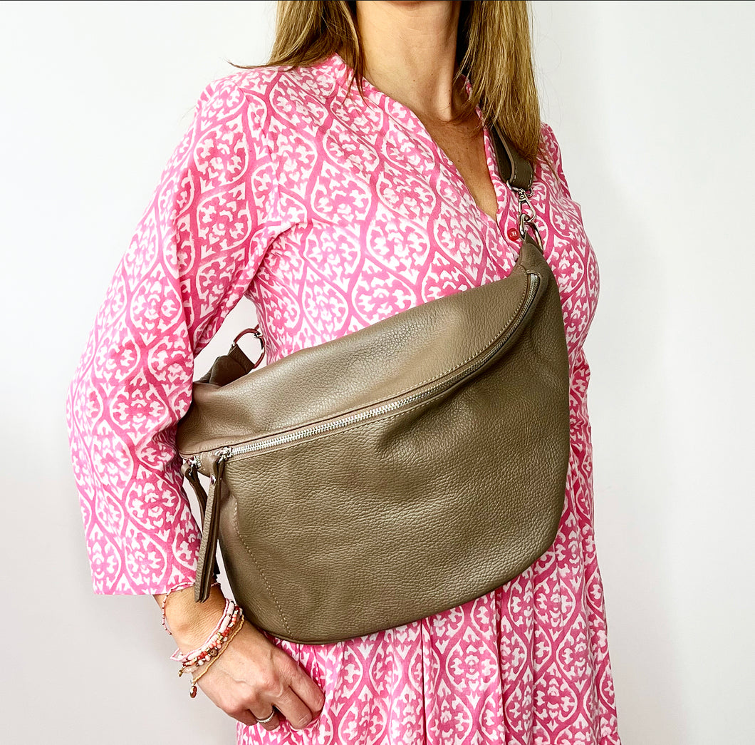 Clare V. Suede Waist Bag - Neutrals Waist Bags, Handbags