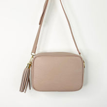 Load image into Gallery viewer, Blush Pink Crossbody Bag with Tassel
