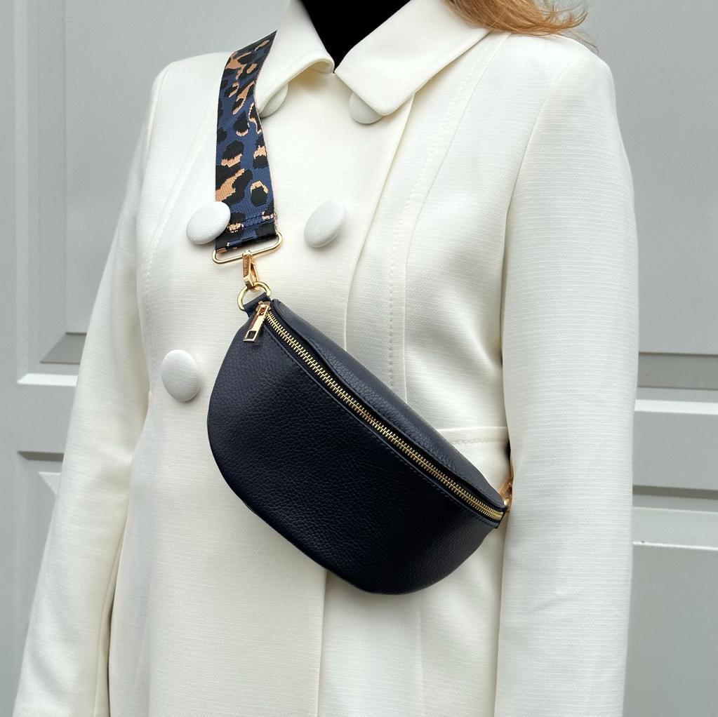 Navy Crossbody/ Waist Bag