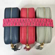Load image into Gallery viewer, Vivid Pink Chevron Strap - Gold Hardware
